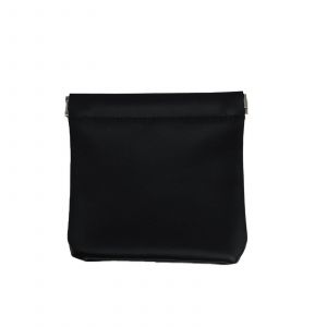 Snaps Fermeture Pu Cuir Maquillage Pochette Personnalis&eacute; Robuste Porte-Monnaie Pour Divers Cl&eacute; Noir,Carr&eacute; - Neuf