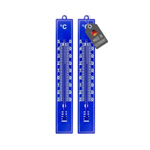 Lot de 2 thermomètres de jardin - Rose - Affichage de la température de -30 °C à 50 °C - En plastique - 18 cm - Résistant aux intempéries - Pour l'intérieur et le jardin - Thermomètre - Neuf