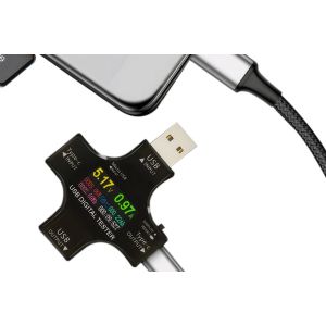 Multim&egrave;tre num&eacute;rique USB-C pour le test de tension, de courant, de puissance et de chargeur - Neuf