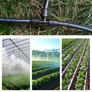 10 Pièces16mm Raccords D'irrigation Goutte à Goutte,Connecteur de Tuyau en T Barbelé,Connecteur de Tuyau D'irrigation,Connecteur D'Irrigation Goutte à Goutte,pour Jardin,Pelouse (Noir) - Neuf