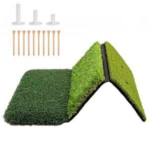 Tapis De Frappe Pour Tapis De Frappe Artificiel, Outils D'entra&icirc;nement Au Swing, Accessoires D'entra&icirc;nement Pour L'interieur Et L'exterieur De L'arriere-Cour - Neuf