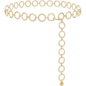 KALANKA-Ceinture tendance pour femme - En m&eacute;tal - R&eacute;glable - Pour robe - Neuf