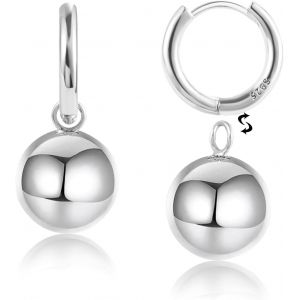Boucles D'oreilles Pendantes Pour Femmes, Boucles D'oreilles Suspendues Goutte D'eau, Grosses Boucles D'oreilles Créoles De Style Français Bijoux Hypoallergéniques Cadeau - Neuf