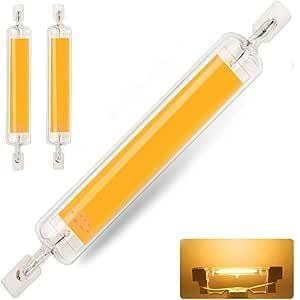 Kal-Ampoule Led R7s 118mm Dimmable,R7s Led 118mm 20w Équivalent Ampoule Halogène R7s 200w J118,Blanc Naturel 4500k Éclairage À Faisceau 360 °, Pas De Scintillement 2000lm,Lot De 2 - Neuf