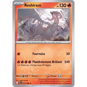 Carte Pokémon - Reshiram - 017/094 - Holo-Rare - Flammes Fantasmagoriques - Neuf