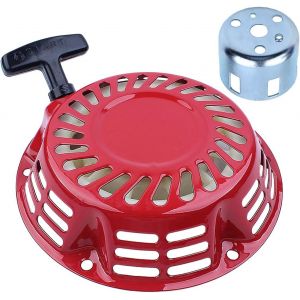 Mevronisshop-Lanceur Pour Moteur Honda Gx120 Gx160 Gx140 Gx200 5.5hp 6.5hp, D&eacute;marrage &Agrave; Rappel + Tasse De D&eacute;marrage Pi&egrave;ces De Rechange Recoil Starter Tirez Le D&eacute;marreur - Neuf