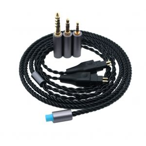 Câble Audio de Remplacement Compatible avec Sennheiser HD580/HD650/HD660/HD600S/HD414/HD25 Casque - Prise 3 en 1 avec prise 2.5mm/3.5mm/4.4mm - Neuf