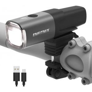 500 Smart Lumière De Vélo, 2450mah Usb De Type-C Rechargeable Lampe Frontale, 530 Du Lumen Led, Imperméable À L'eau Ipx6, Cadre En Aluminium, 5 Modes De Lumière - Neuf