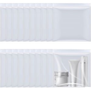 KALANKA-20 Pièces Kit Voyage Avion Cabine Sac à Liquide,Trousse Voyage Avion Cabine Transparente,Sac De Voyage Transparent Trousse Pour Liquides,20x20cm Transparente Voyage Kit De Voyage - Neuf