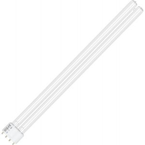 Lampe De Désinfection Uv 55w À 4 Broches,Lampe De Désinfection Compacte À Tube Uvc 2g11,Lampe À Filtre De Désinfection,Adaptée Aux Étangs De Parc,Étangs À Poissons De Jardin - Neuf