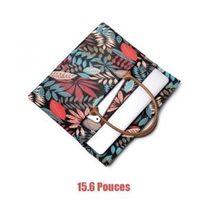 15.6¿¿ Housse Pochette Sac Pour Tablette Ordinateur Portable - Feuille d¿Érable Rouge - Neuf