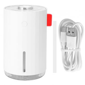 Hjlian Humidificateur De Voiture Usb 280 Ml, Veilleuse Led Chaude, Mini Humidificateur De Bureau Pour Voiture, Maison, Bureau, Chambre A Coucher - Neuf