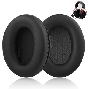 LORANKA-2 Coussinets pour Kingston HyperX Cloud II, Rechange en Mousse &agrave; M&eacute;moire de Forme pour Hyper X Cloud 2, Cloud Alpha, Cloud III, Cloud Stinger, Cloud Flight, Stinger Core, Flight S et Cloudx - Neuf