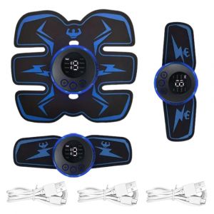 Ems-Appareil D'amincissement Musculaire Sans Fil,Appareil De Fitness Intelligent,Aste Par Usb,Pour Entraînement Abdominal - Type Ensemble #B - Neuf