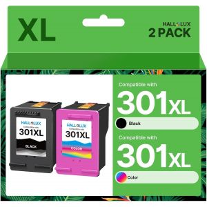 301XL Cartouches d'encre Remplacement pour HP 301 301XL 301 XL Noir et Couleur pour HP Envy 4500 4502 5530 DeskJet 1000 1050 1510 2050 OfficeJet 2620 2622 4630 4632 - Neuf