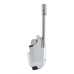 HJLIAN Briquet a flamme butane rechargeable a col flexible pour barbecue exterieur et camping (#2) - Neuf