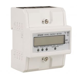1 compteur electrique numerique 3 x 220 V triphase 4 fils 4P DIN Rail (30 (100) A) - Neuf