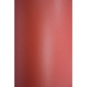 10x Papier Rouge Nacr&eacute; 120g A4 210 X 297 Mm Aster Metallic Ruby Papier M&eacute;tallis&eacute; Brillant Pour Scrapbooking Bricolage Diy D&eacute;coration Travaux Manuels Invitations Mariages Anniversaires - Neuf