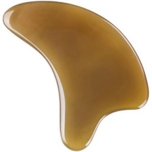 Kal-Corne De Boeuf Naturel Gua Sha Grattant Outil De Massage Corne Massager Conseil Pour Dos T&ecirc;te Visage Corps Massager - Outil De Gua Sha Pour Visage Et Cou - Utilisation Quotidienne - Neuf