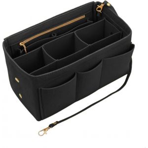 TIANYI-Organiseur de sac à main, trousse de toilette multi-poches en feutre, pochette de rangement, sac fourre-tout, insert de grande capacité, organiseur de maquillage de voyage, sac fourre-tout - Neuf