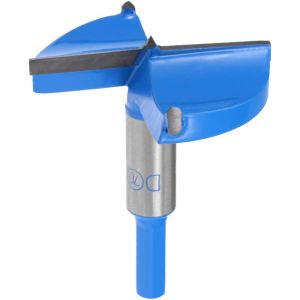 M&egrave;che Forstner Bois Pour D&eacute;fonceuse Forets 70mm Tungst&egrave;ne Carbure Bois Ouvre-tari&egrave;re Travail Bois Charni&egrave;re Trou Forage Al&eacute;sage M&egrave;che Coupeur Bleu Gris - Neuf