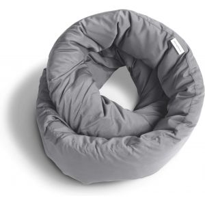 Ulteronixshop-Infinity Pillow - Oreiller de Voyage, Coussin de Voyage. Support Nuque, Cou et Menton Taille Unique (Gris) - Neuf