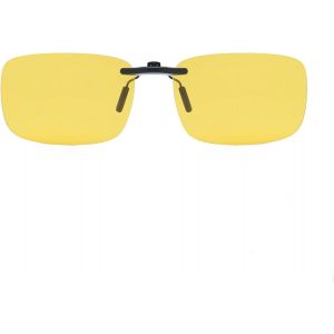 Kathlelxh-Lunettes De Conduite De Nuit, Verres Polarisés Jaunes Avec Clip Anti-Reflets, Lunettes De Soleil Pour Homme Et Femme, Lunettes De Soleil Anti-Éblouissement, Accessoires De Protecti[H1419] - Neuf