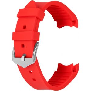 Kal-18mm 20mm 22mm 24mm Silicone Universal Bend End Bracelet Noir Blanc Vert Bleu Orange Rouge Gris Bracelet Homme Femme - Neuf