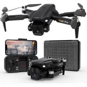 Toladrone Mini Drone Avec Caméra 4k, Td12pro Drones À Moteur Sans Balais Pour Débutants, Résistance Au Vent De Niveau 3, Réglage De La Vitesse, Contrôle Via Application, Quadricoptère Rc-Marque Générale - Neuf
