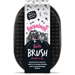 Jgd-Bugalugs Brosse De Bain Pour Chien Et Chat, &Agrave; Utiliser Humide Ou Sec Comme Brosse De Toilettage Pour Chien Pour Le Toilettage Et Le Bain Avec Notre Shampooing Sans Rin&ccedil;age Pour Chiens Et Chats - Neuf