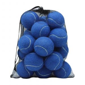 Lot de 20 balles de tennis elastiques de 6,4 cm de diametre, resistantes a l'usure, ideales pour les amateurs de sports de plein air. - Neuf