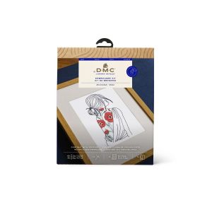 Kit Broderie Joanna Hateley Portrait Et Coquelicots - Neuf