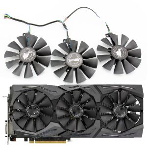 ChenQuanSarl-Ventilateur De Refroidissement De Carte Graphique 87 Mm Fdc10U12S9-C Fdc10H12S9-C Pour Asus Gtx 980 Ti R9 390X 390 Gtx 1060 1070 1080 Ti Rx 480 Rx480 - Neuf