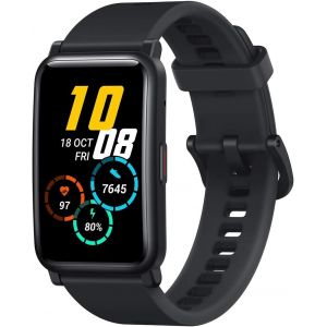 Honor Watch Es Montre Connectée Intelligente Homme Femme Sport Smartwatch Fréquence Cardiaque Surveillance Spo2¿Sms Notification, 1.64¿¿Amoled 5atm, Fitness Tracker Podometre,5atm Étanche,Noir Hes-B09 - Neuf
