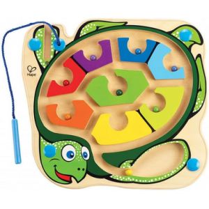 Eryi-Circuit Billes Aimantées En Bois - Labyrinthe En Bois Tortue - Jeu Enfant Dès 2 Ans Pour La Motricité Fine, La Logique, La Réflexion, La Créativité & L'apprentissage Des Couleurs - Neuf