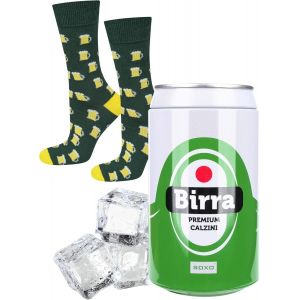 Uaa-Canette Bière Chaussettes Homme Biere Cadeau Drole Coton Chaussette Cadeaux 40-45 1-4 Paires - Neuf