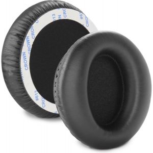 KAL-Cowin E7 Coussinets D'Oreille Ronds De Rechange Compatibles Avec Les Écouteurs Cowin E7 / E7 Pro Active Antibruit Cuir Protéiné Souple Et Mousse À Mémoire De Forme Isolation Du Bruit - Neuf