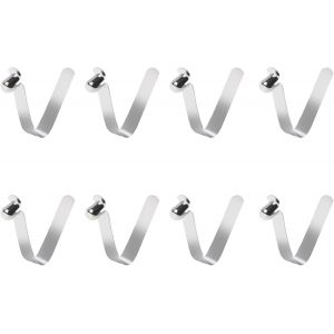 Letnerny-Lot De 8 Clips À Ressort En Acier Inoxydable Avec Bouton-Poussoir Pour Auvent De Camping En Plein Air - Neuf