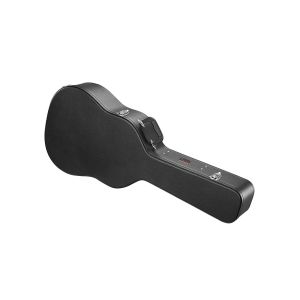 ChenQuanSarl-Étui Guitare Acoustique Rigide Forme Gourde 1100 Mm Avec Verrouillage Clés, Poignée, Rembourrage Pvc, Doublure Souple, Résistants À L'Eau, Pour Guitares Acoustiques De 39-41 Po 99-104 Cm - Neuf