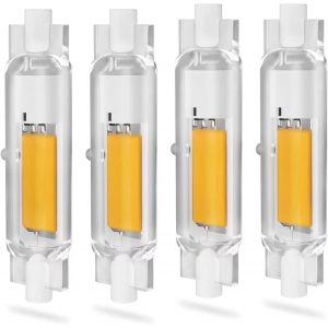 Ampoule Led R7s 118mm Dimmable, R7s Led 30w &Eacute;quiv Halog&egrave;ne 300w, 3000lm Blanc Naturel 4000k, Sans Scintillement, Faisceau 360&deg;, Ac 230-240v, Lot De 2 - Neuf