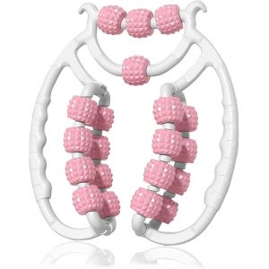 Rouleau De Massage Pour Les Jambes - 20 Roues - Appareil De Drainage Lymphatique Pour Br&ucirc;ler Les Graisses Et Favoriser La Circulation Sanguine - Rouleau De Massage Pour Jambes Et Bras - Massage - Neuf