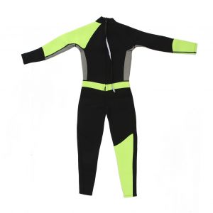Combinaison De Plongee Femme Epaisse De 3 Mm, Une Piece, Resistante Au Froid, Chaude, Manches Longues, Impermeable, Pour La Natation Et La Plongee Avec Tuba, Jaune, Gris, Noir, Xl - Neuf