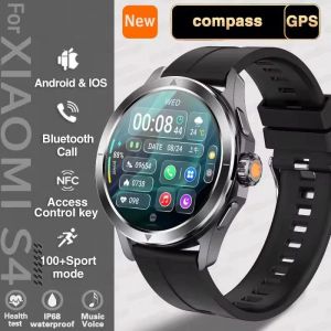 S4 Ultra Gps Piste Sport Montre Intelligente Hommes Amoled Hd Écran Bluetooth Appel Nfc Fréquence Cardiaque Étanche Smartwatch Pour Xiaomi 2025.Black. - Neuf
