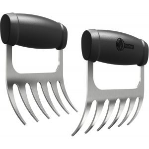 Ulteronixshop-Griffes &agrave; viande &iquest; Broyeur de porc en acier inoxydable &iquest; Fourchettes de barbecue pour d&eacute;chiquetage et sculpture de nourriture &agrave; partir de gril fumoir ou de cocotte &iquest; Accessoires de cuis - Neuf