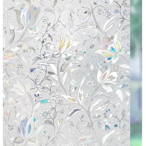 Film pour fen&ecirc;tre,film d'intimit&eacute; opaque auto-adh&eacute;sif,film de fen&ecirc;tre 3D,film de verre,film d&eacute;coratif,adh&eacute;sif statique sans adh&eacute;sif,flux de protection UV - Neuf