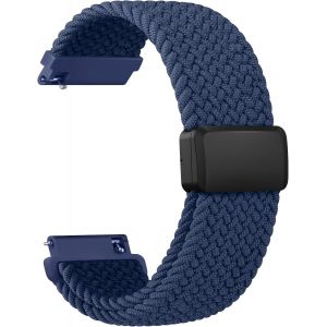 Bnhgo-Tressé Nylon 20mm Bracelet De Montre Homme Femme, Boucle Magnétique En Métal, Dégagement Rapide - Neuf