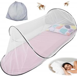 Ulteronixshop-Moustiquaire Pop Up Voyage Pliable Camping, 200 x 80 x 56 cm, Convient pour Les H&eacute;bergements de Camping, &Eacute;vite Efficacement les Moustiques - Neuf