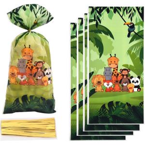 Lot De 50 Sacs De Fête Vides Pour Bonbons Et Bonbons Bleu Ciel Sacs À Bonbons Pour Fille Et Garçon Petits Sacs À Bonbons Avec Nuages Blancs Pour Anniversaire, Noël, Halloween - Neuf