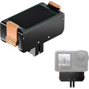Support Magn&eacute;tique Osmo Action 5 Pro,Support D'adaptateur &agrave; Changement Rapide,Adaptateur Magn&eacute;tique Osmo Action 5 Pro/4/3 (H&ocirc;Te Non Inclus) - Neuf