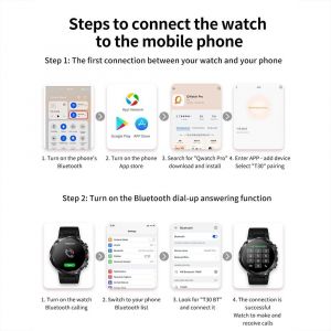 Montre Connect&eacute;e &Eacute;tanche Sport Musique Bluetooth Appel &Eacute;cran Couleur 1.6 Pouces YONIS - Neuf